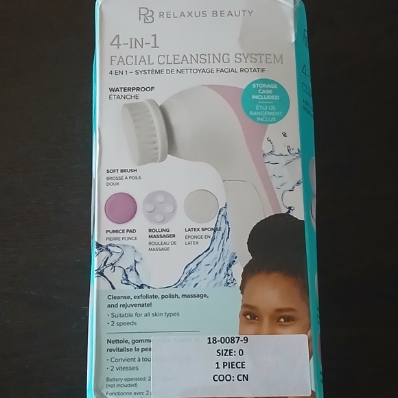 Relaxus BeautyRelaxus Beauty 4-in-1 Facial Cleansing System - Picture 6 of 6